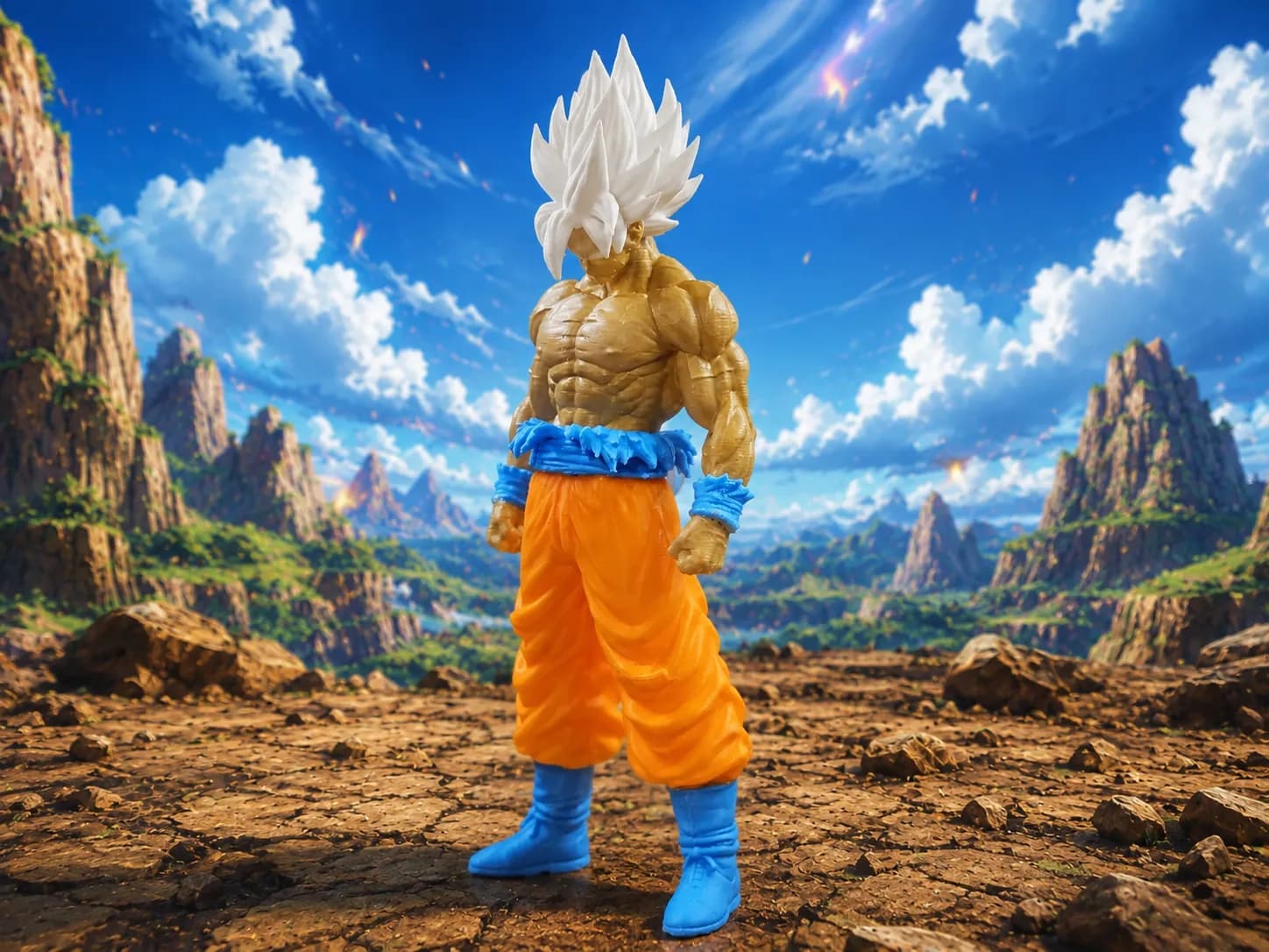Goku 20cm - Dragon Ball - Posição Limite de Ruptura - Ultra Detalhado